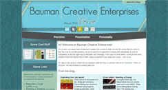 Desktop Screenshot of baumancreative.com
